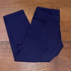 Lululemon Wunder Under Capri Leggings - Navy Blue